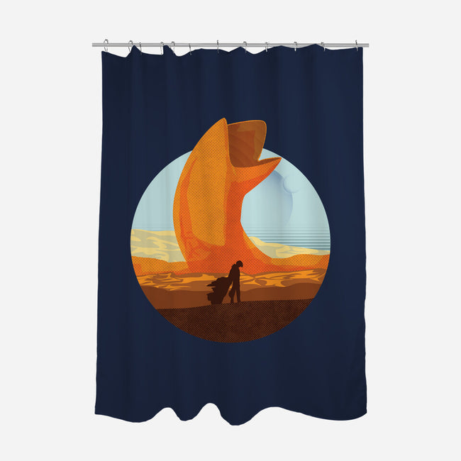 Welcome To Arrakis Desert Day Tour-none polyester shower curtain-AnnoyingAmy