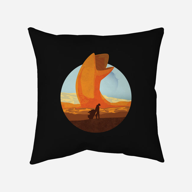 Welcome To Arrakis Desert Day Tour-none removable cover w insert throw pillow-AnnoyingAmy
