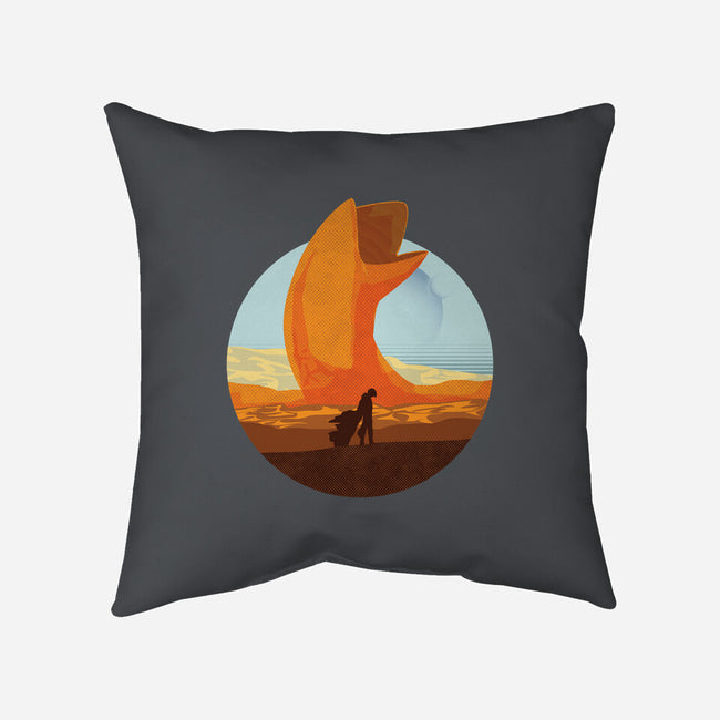 Welcome To Arrakis Desert Day Tour-none removable cover w insert throw pillow-AnnoyingAmy