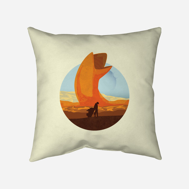 Welcome To Arrakis Desert Day Tour-none removable cover w insert throw pillow-AnnoyingAmy