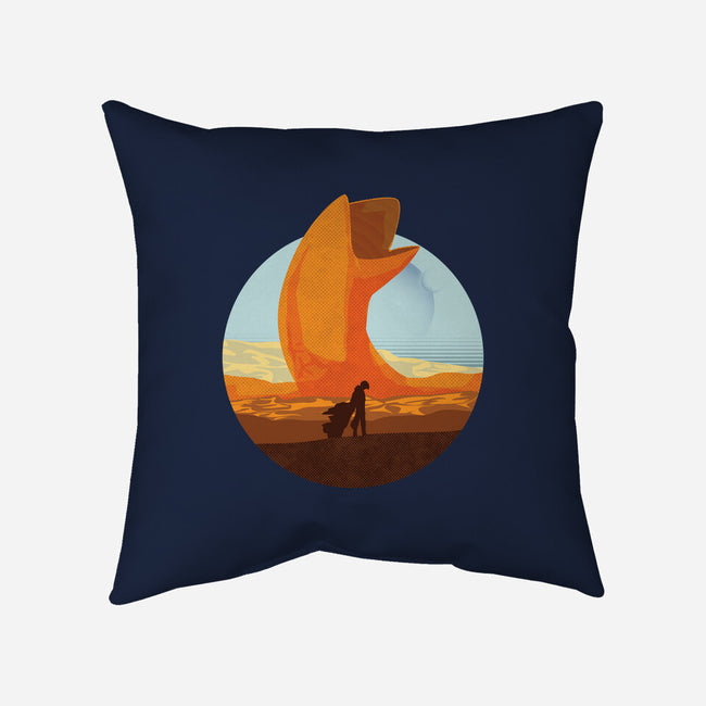 Welcome To Arrakis Desert Day Tour-none removable cover w insert throw pillow-AnnoyingAmy