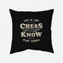 Game Of Chess-none removable cover throw pillow-tobefonseca