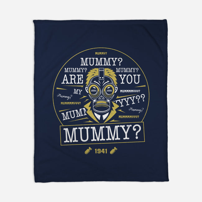 Mummy-none fleece blanket-Logozaste