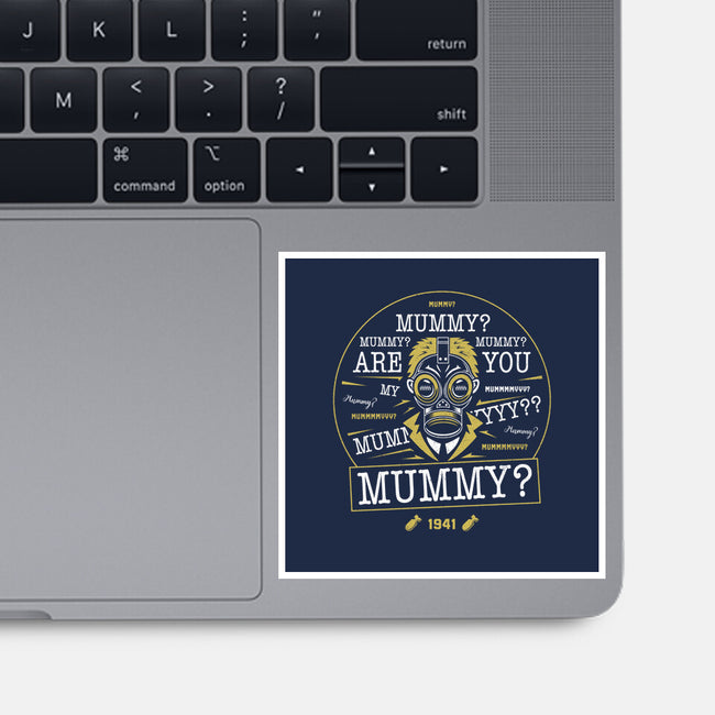 Mummy-none glossy sticker-Logozaste