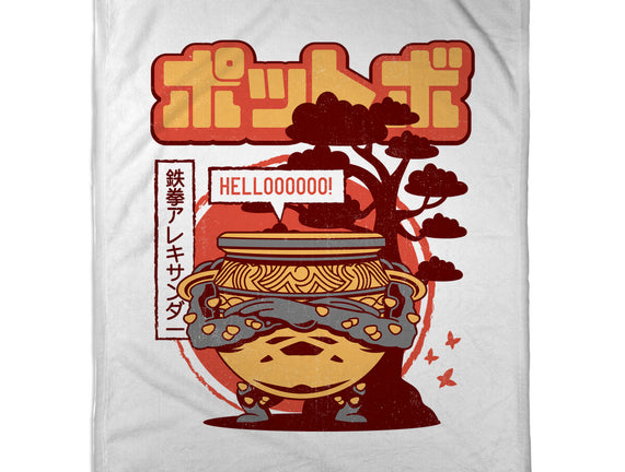 Warrior Jar Japanese Landscape