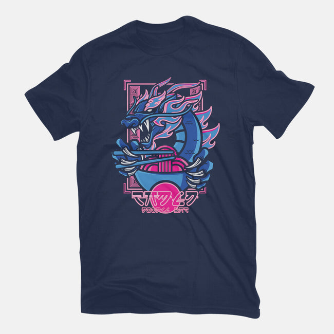 Neon Ramen Dragon-mens premium tee-jrberger