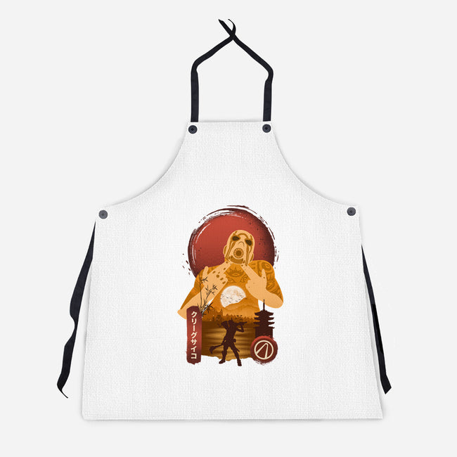 Krieg the Psycho-unisex kitchen apron-hirolabs