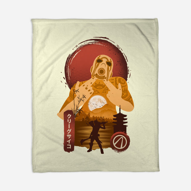 Krieg the Psycho-none fleece blanket-hirolabs