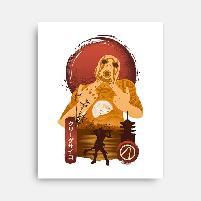 Krieg the Psycho-none stretched canvas-hirolabs