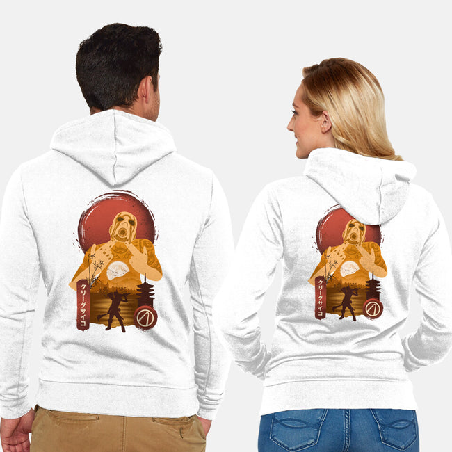 Krieg the Psycho-unisex zip-up sweatshirt-hirolabs