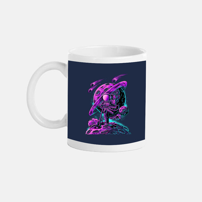 Scooter Space-none glossy mug-alanside