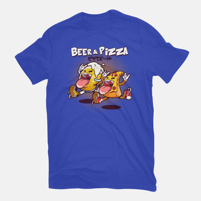 Beer And Pizza Buds-unisex basic tee-mankeeboi