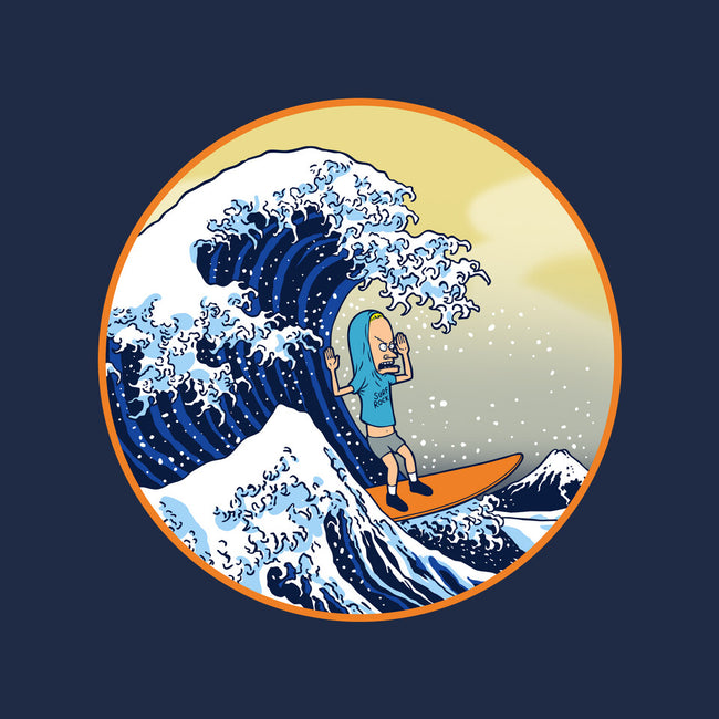 The Great Cornholio Off Kanagawa-mens basic tee-Boggs Nicolas