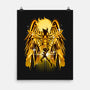 Pegasus Gold-none matte poster-hypertwenty