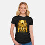 Pegasus Gold-womens fitted tee-hypertwenty