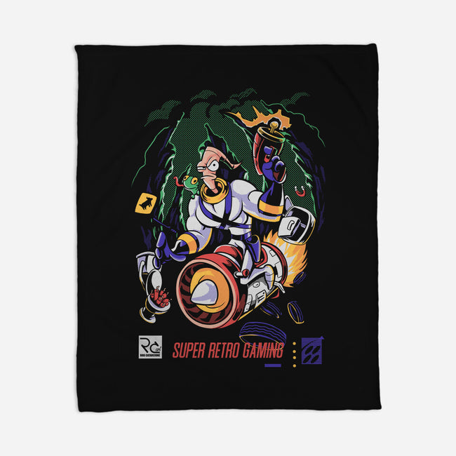 Space Worm Hunter-none fleece blanket-Nihon Bunka