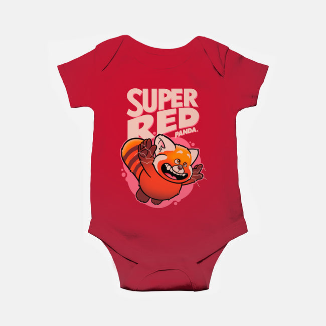 Super Red-baby basic onesie-Getsousa!