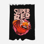 Super Red-none polyester shower curtain-Getsousa!