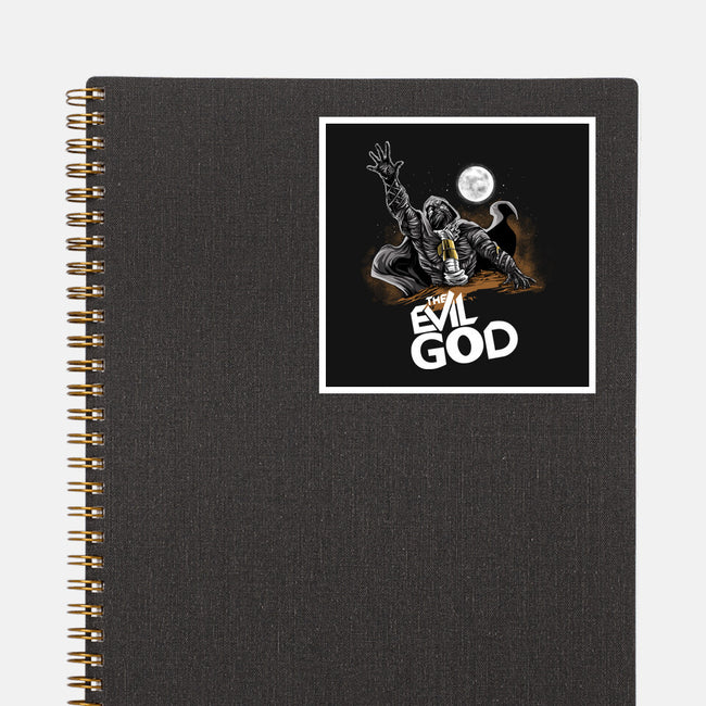 The Evil God-none glossy sticker-zascanauta