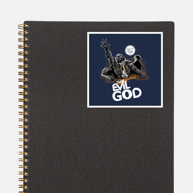 The Evil God-none glossy sticker-zascanauta