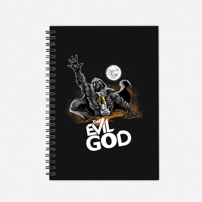 The Evil God-none dot grid notebook-zascanauta