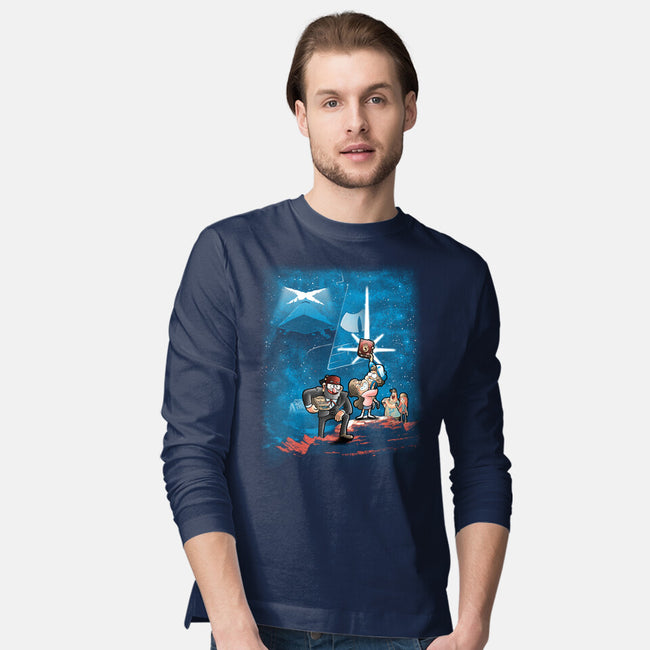 Gravity Wars-mens long sleeved tee-trheewood