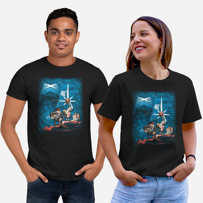 Gravity Wars-unisex basic tee-trheewood