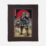 Lone Ronin And Cub-none fleece blanket-DrMonekers