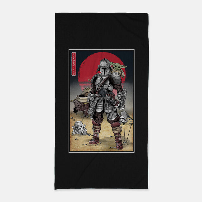 Lone Ronin And Cub-none beach towel-DrMonekers