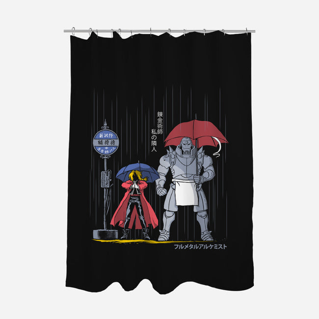 My Neighbor Alchemist-none polyester shower curtain-silentOp