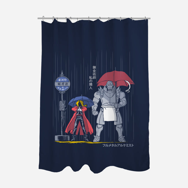 My Neighbor Alchemist-none polyester shower curtain-silentOp