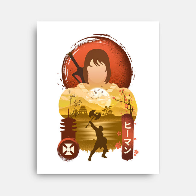 He-Man Ukiyo-none stretched canvas-hirolabs