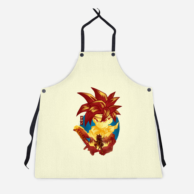A Chrono Adventure-unisex kitchen apron-hypertwenty