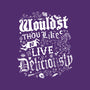 To Live Deliciously-womens basic tee-Nemons