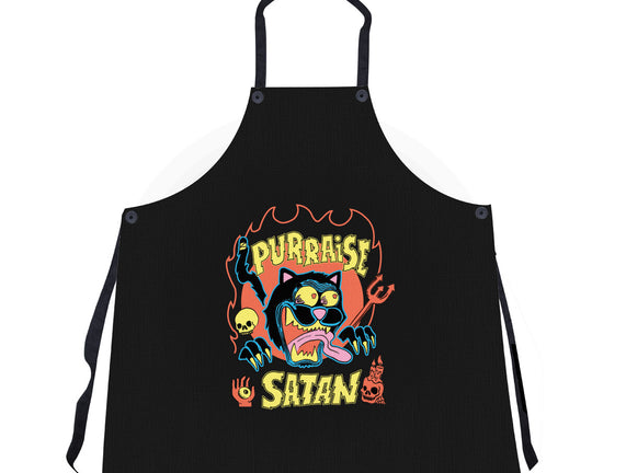Black Cat Purraise Satan