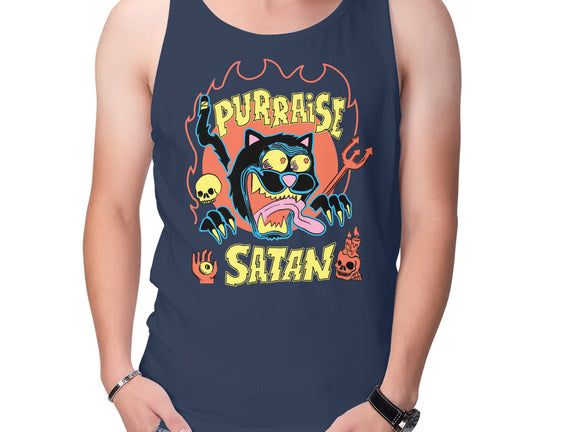 Black Cat Purraise Satan