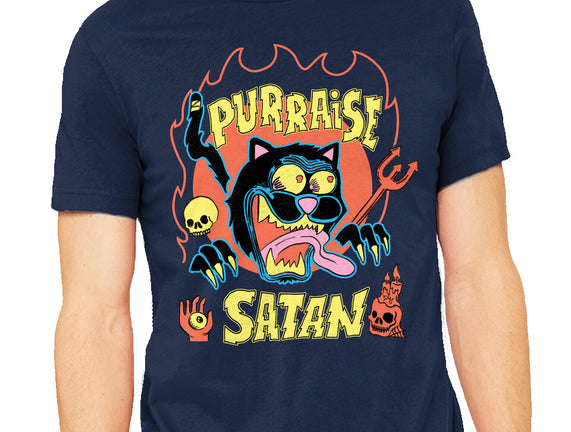 Black Cat Purraise Satan