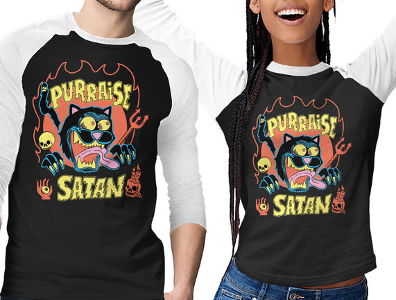 Black Cat Purraise Satan