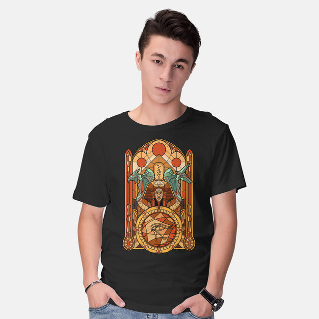 Stained Glass Gods-mens basic tee-daobiwan