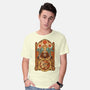 Stained Glass Gods-mens basic tee-daobiwan