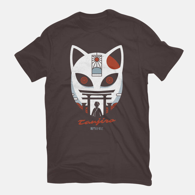 Mask Of Tanjiro-womens basic tee-Logozaste
