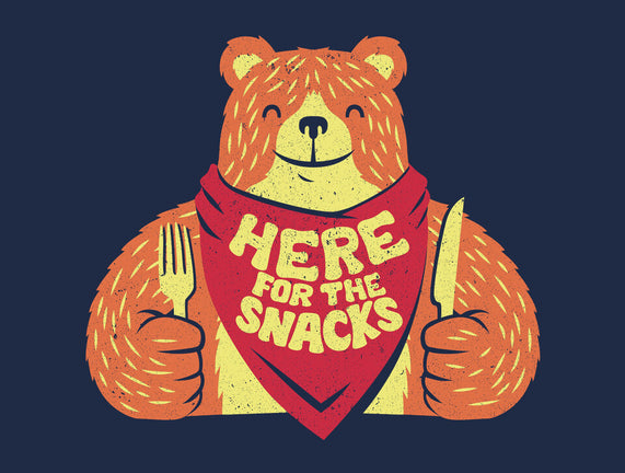 Here For The Snacks Bear