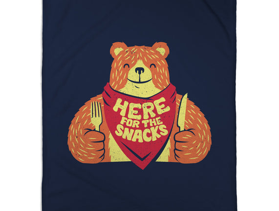 Here For The Snacks Bear