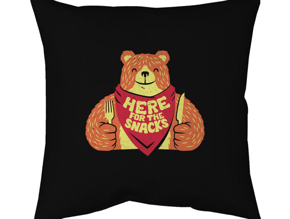 Here For The Snacks Bear