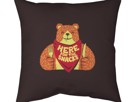 Here For The Snacks Bear