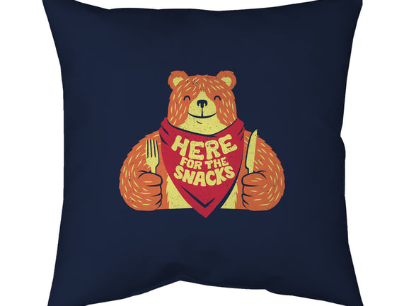 Here For The Snacks Bear