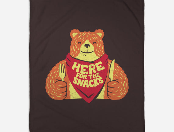 Here For The Snacks Bear