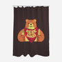 Here For The Snacks Bear-none polyester shower curtain-tobefonseca