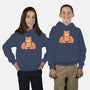 Here For The Snacks Bear-youth pullover sweatshirt-tobefonseca