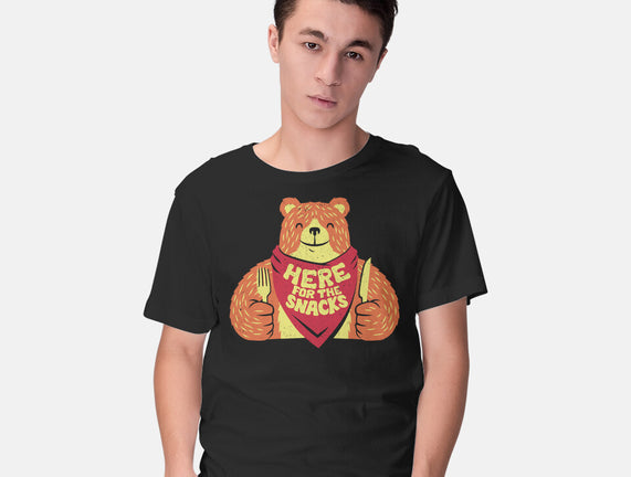 Here For The Snacks Bear